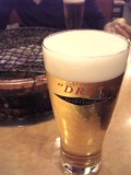 打ち上げは焼肉とビール♪